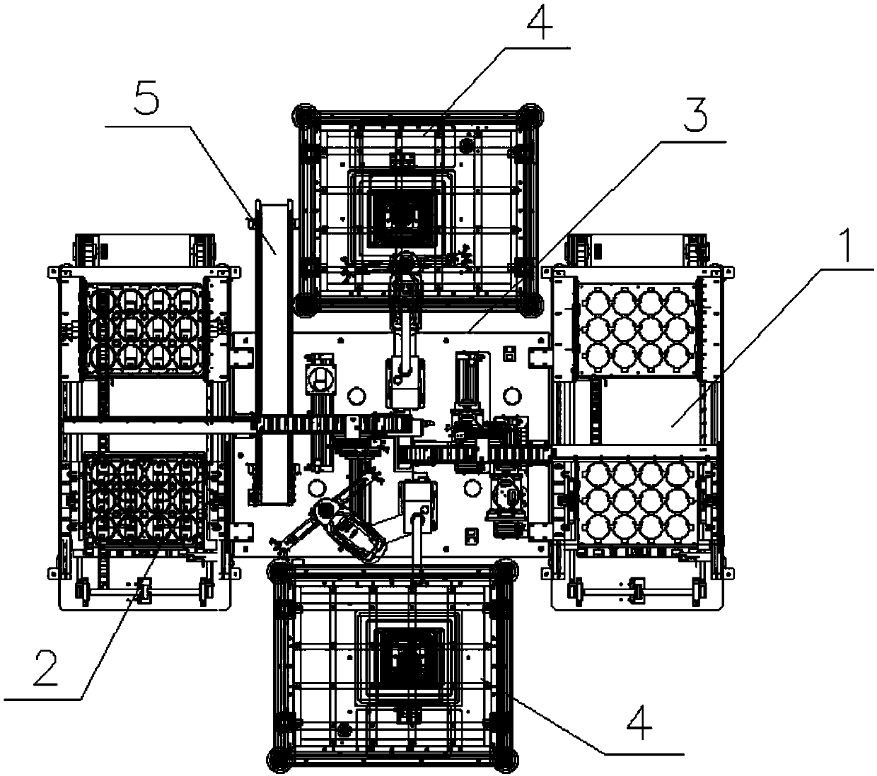 Automatic testing device and method for products