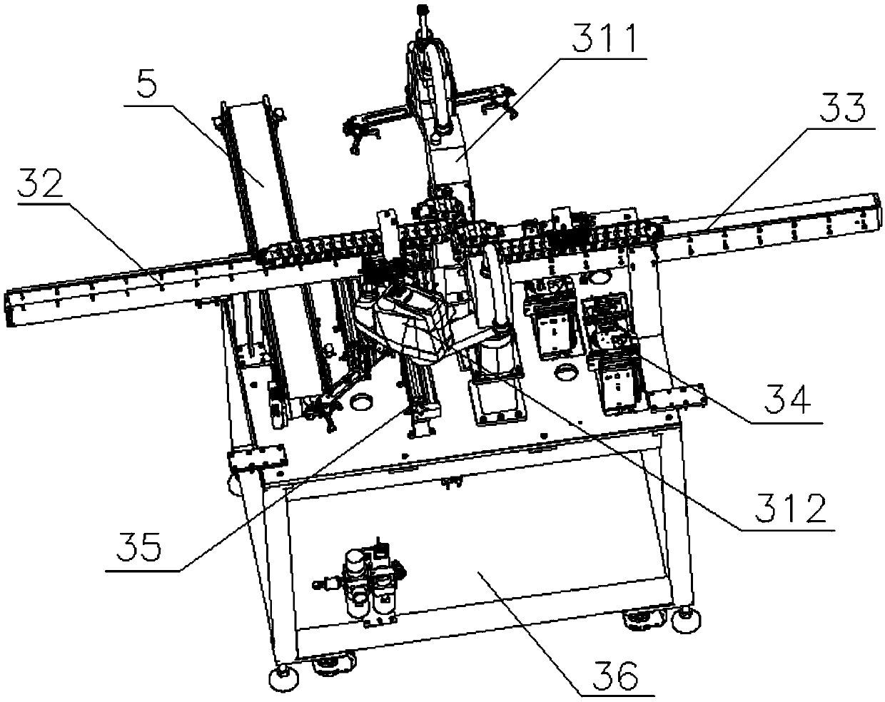 Automatic testing device and method for products