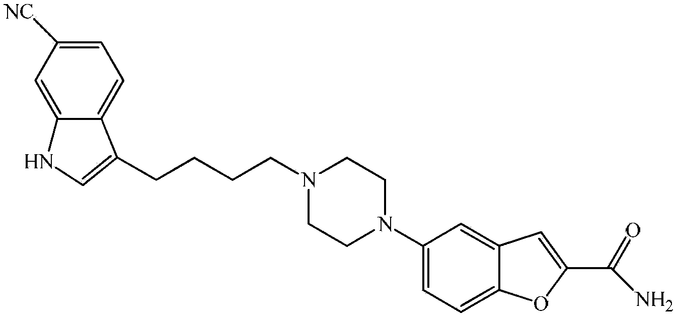 Substituted piperazine compound and preparation method for intermediate of vilazodone