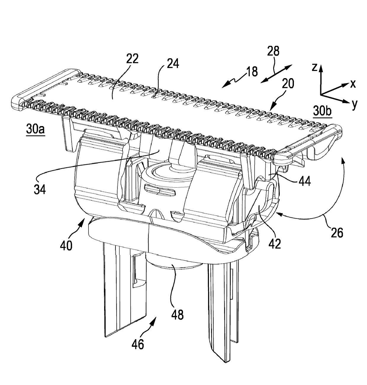 Blade set, hair cutting appliance, and related manufacturing method