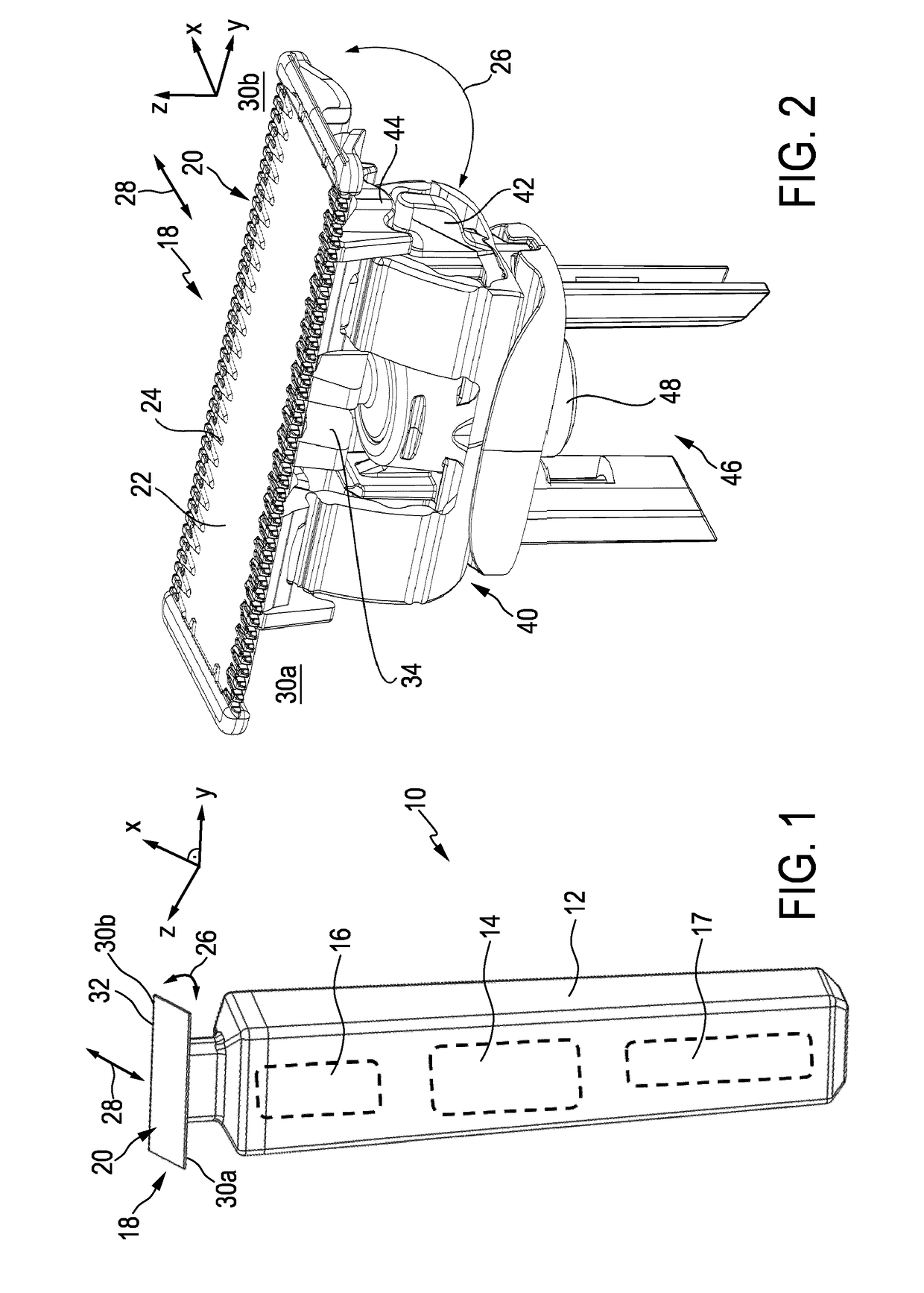 Blade set, hair cutting appliance, and related manufacturing method