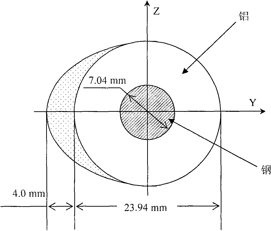 Method for iron tower anti-lead galloping of coupled system of iron tower, lead and anti-galloping device