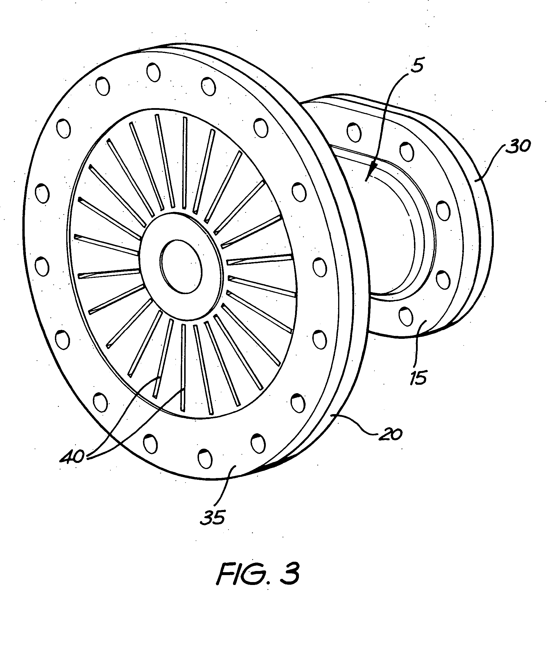 Flow distributor device for an extruder