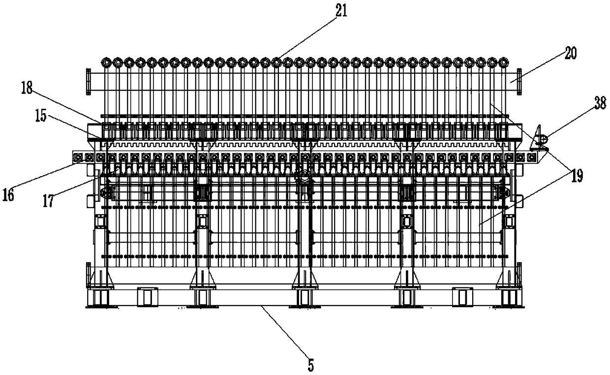 Heat treatment production line for high-strength stainless steel plate