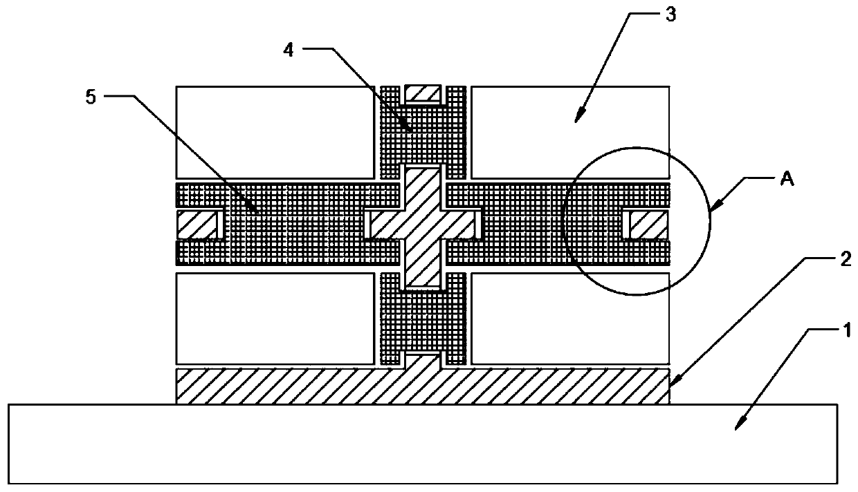 Seismic isolation structure based on masonry structure building