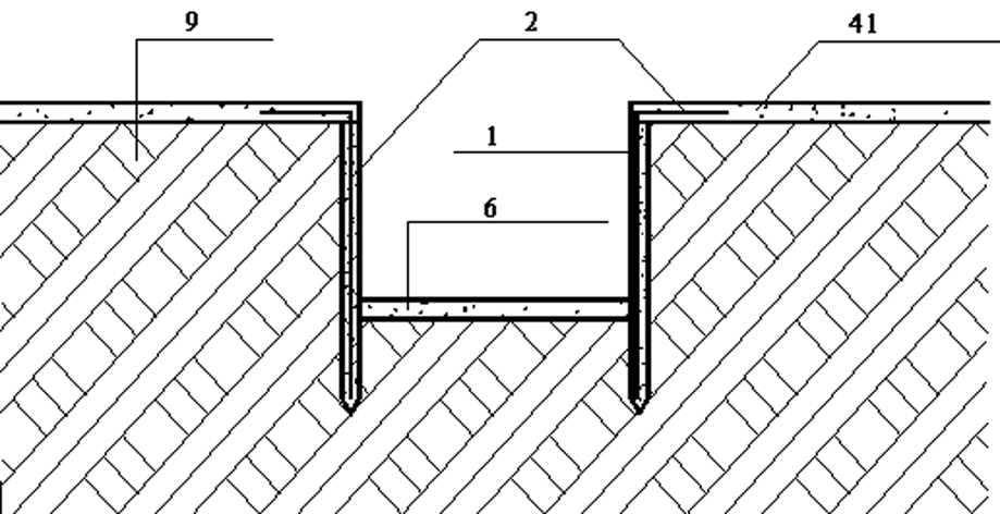 Construction method of beddings of foundation downward overturn beam and pile cap