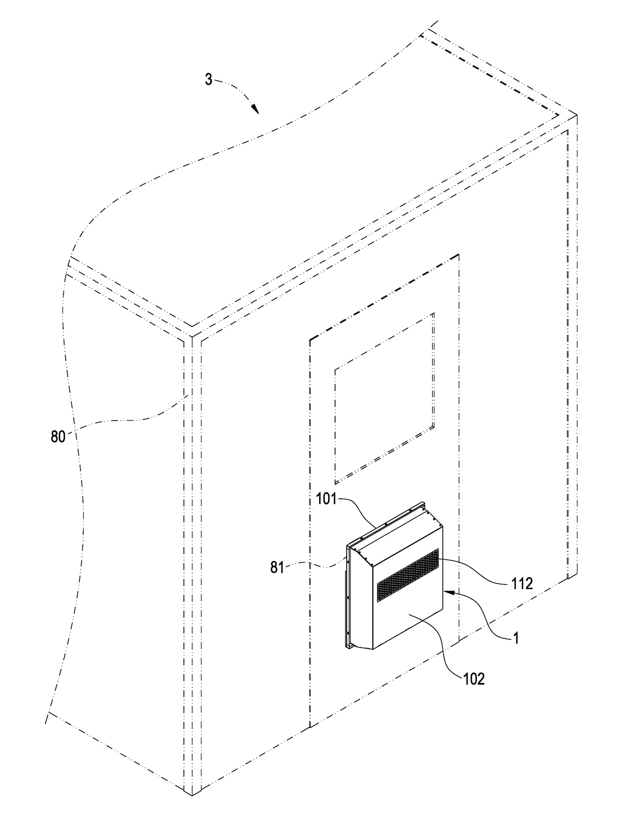 Heat exchanger, machine cabinet using the same, and method of assembling heat exchanger