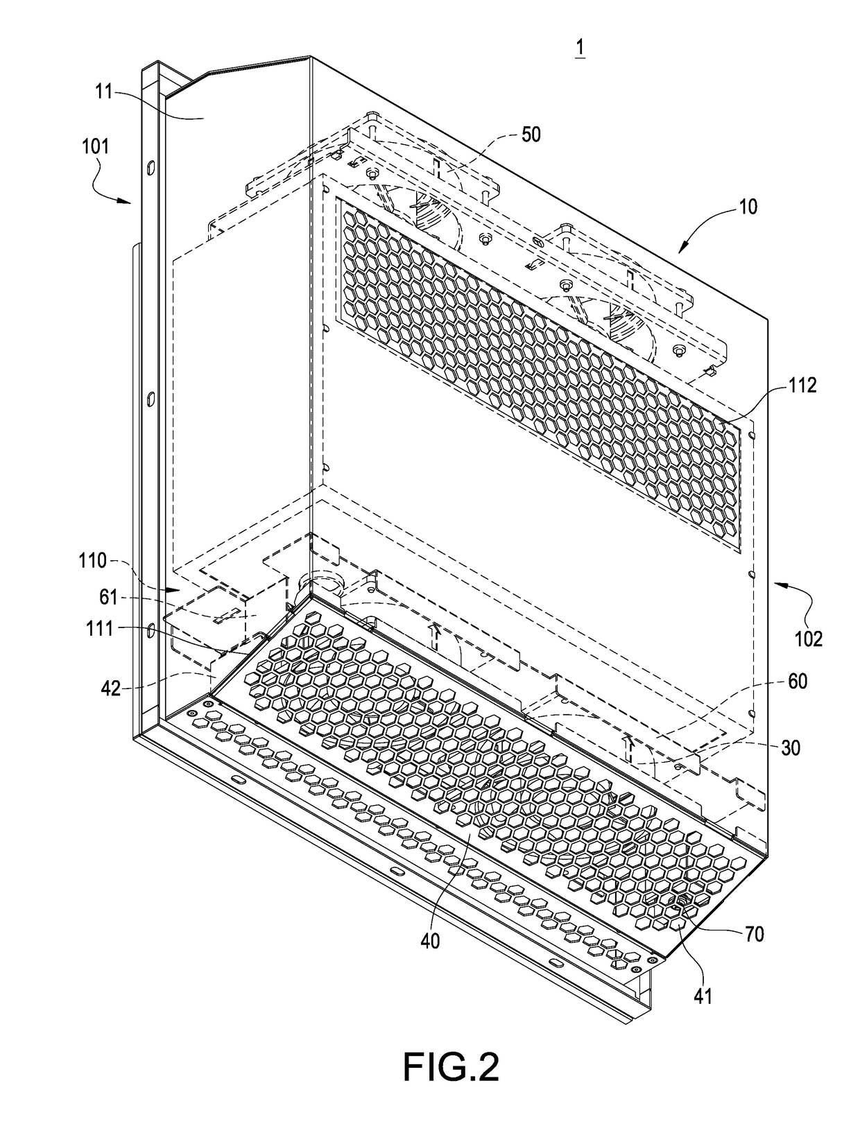 Heat exchanger, machine cabinet using the same, and method of assembling heat exchanger