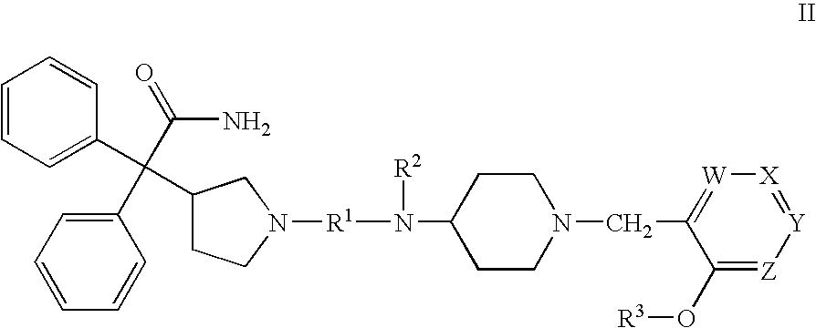 Substituted 4-amino-1-benzylpiperidine compounds