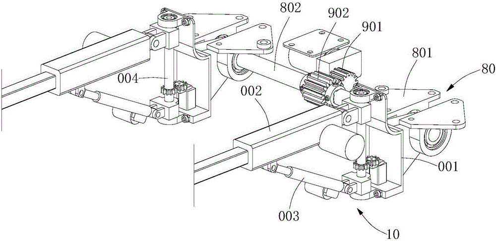 Lower limb rehabilitation training equipment for lying, standing and sitting postures