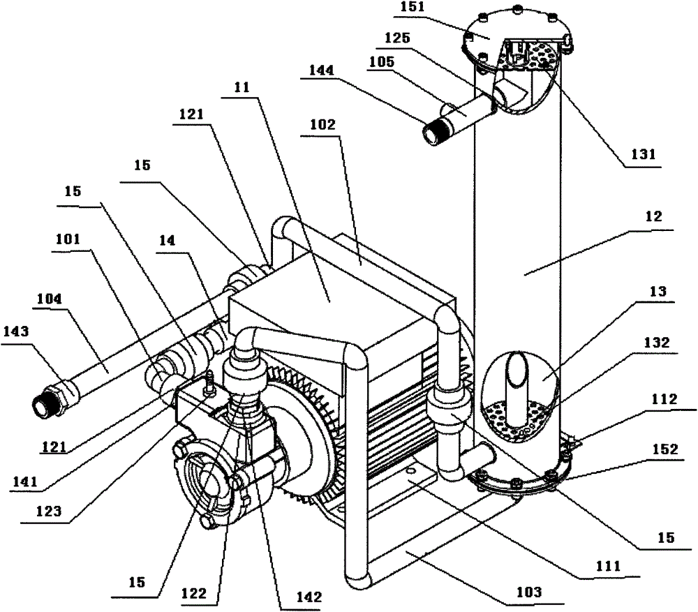 Novel agricultural ozone water generator