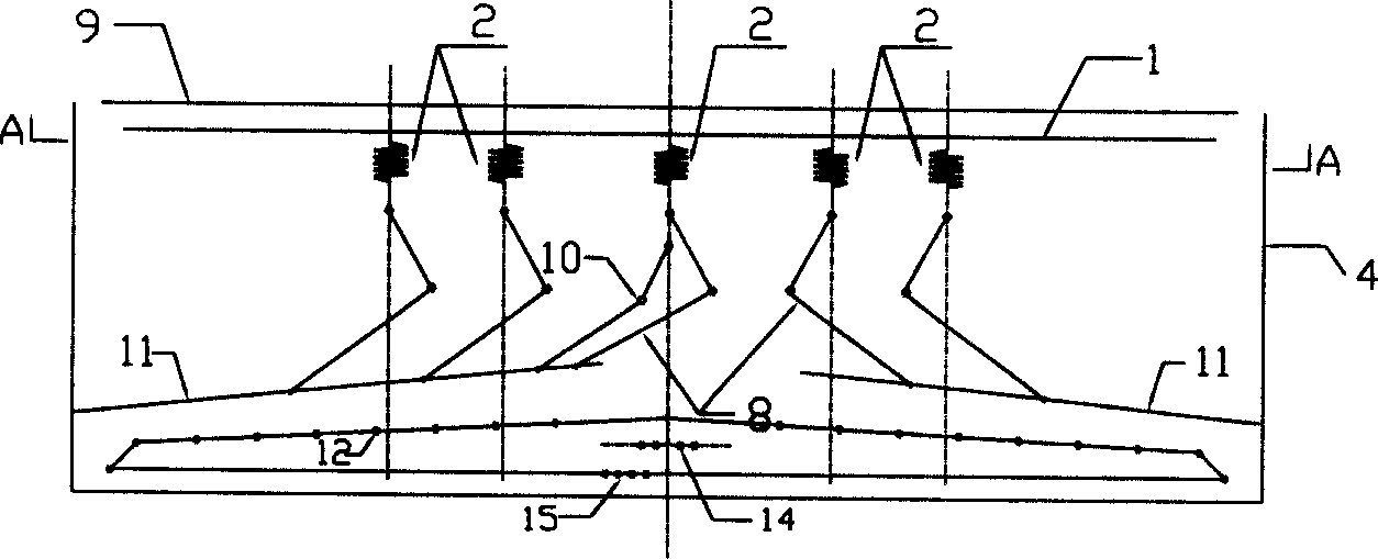 High-solidified oil floating-roof oil tank space heating device