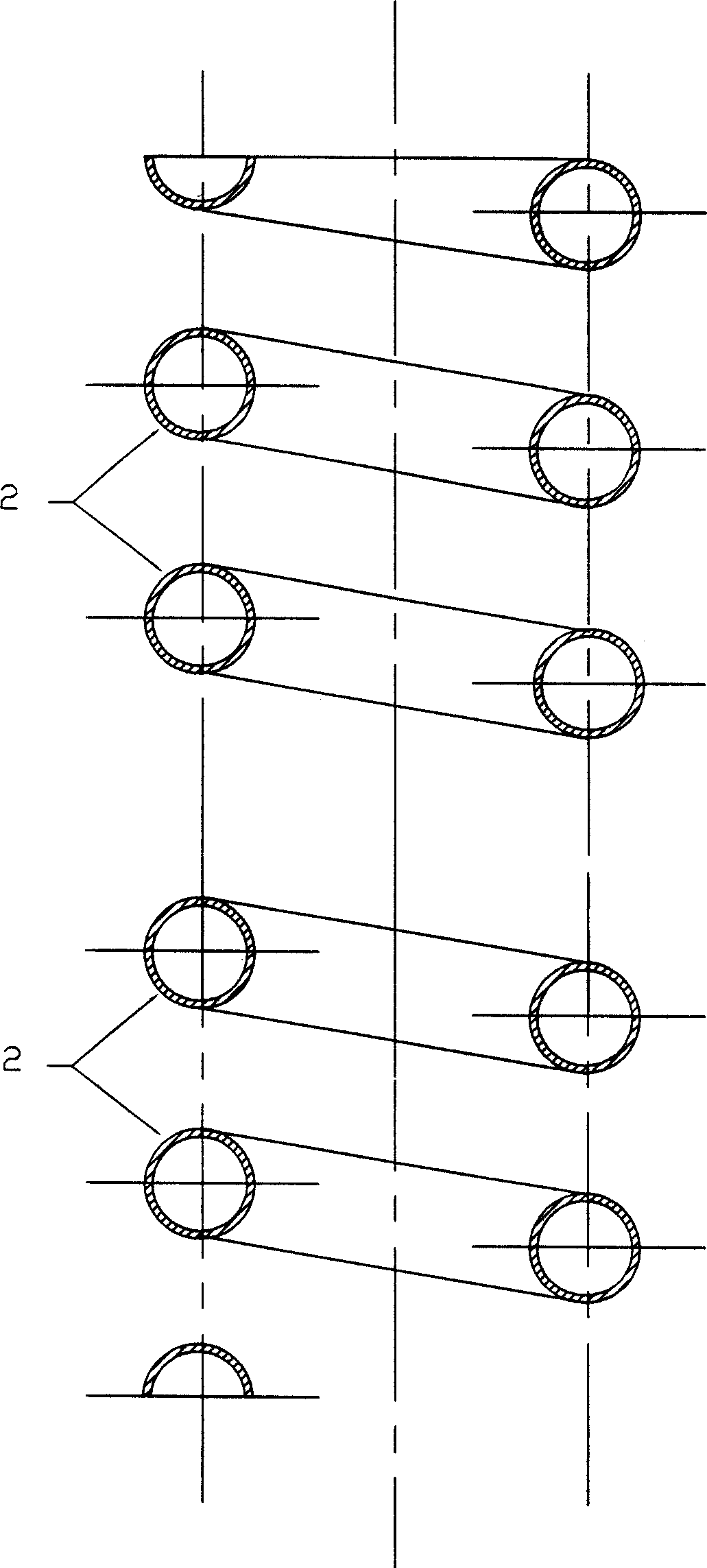 High-solidified oil floating-roof oil tank space heating device