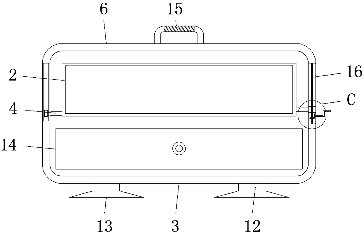 Automobile trunk article storage box