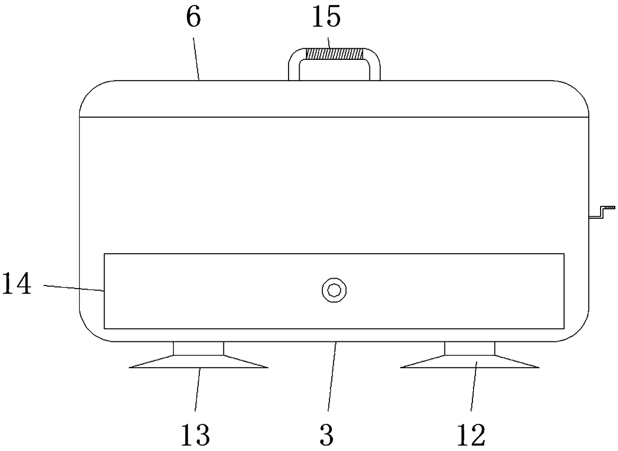 Automobile trunk article storage box