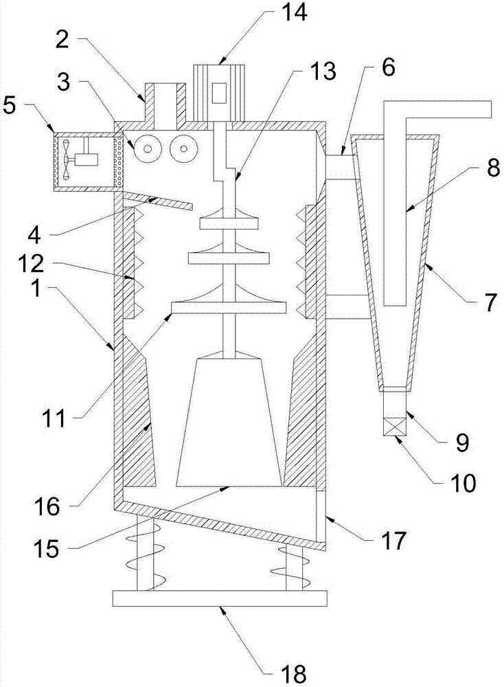 Raise dust preventing cement block treatment device