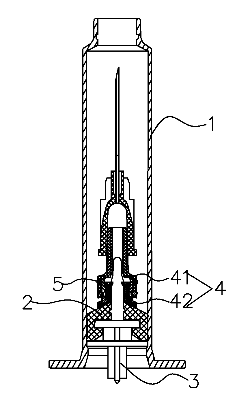 Safety Self-Destroying Disposable Syringe