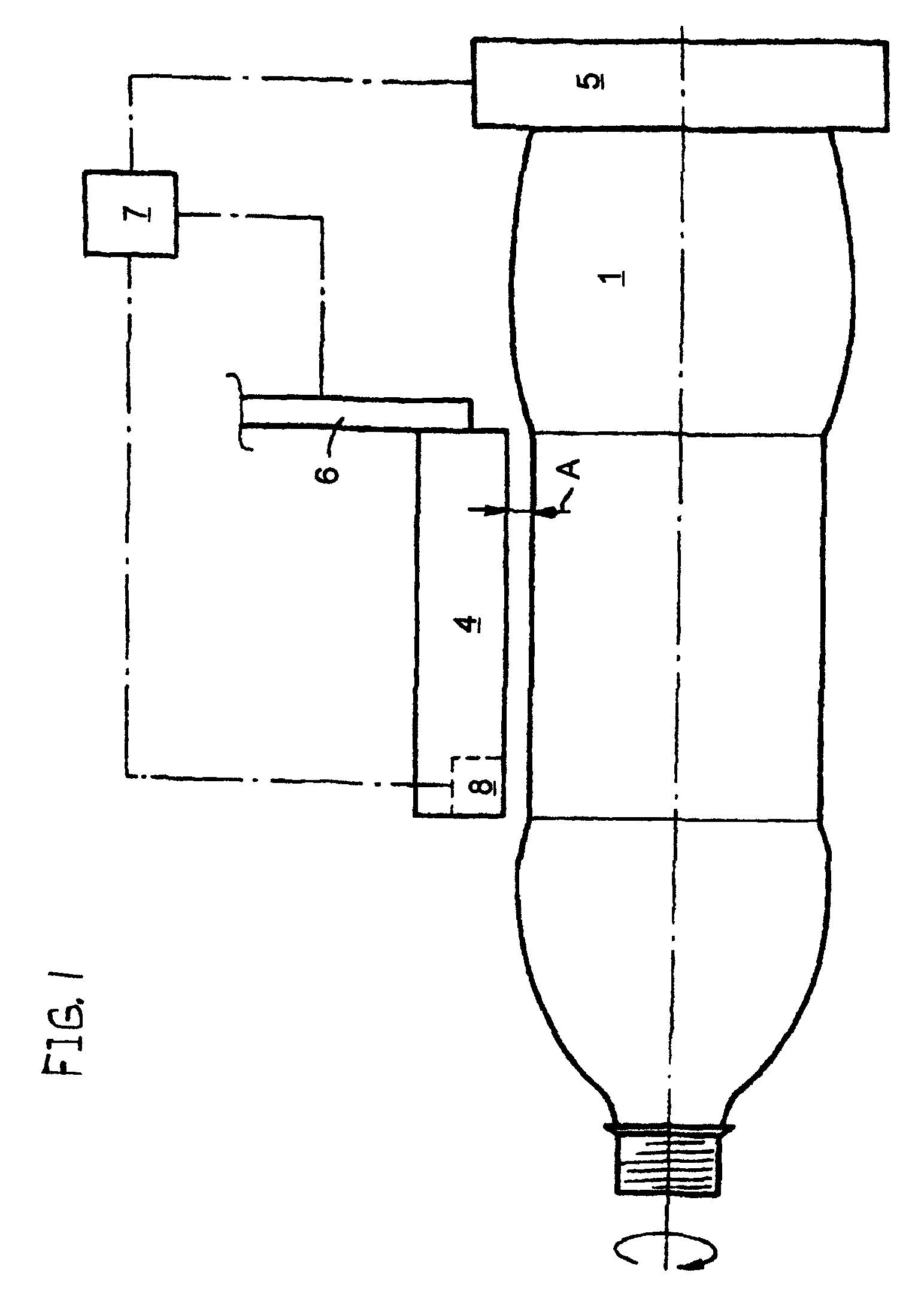 Method and apparatus for the circumferential printing onto individual bottles in a run of bottles where the individual bottles in the run have at least one varying dimension due to manufacturing tolerances, the method and apparatus providing more consistent artwork on individual containers in the run of containers