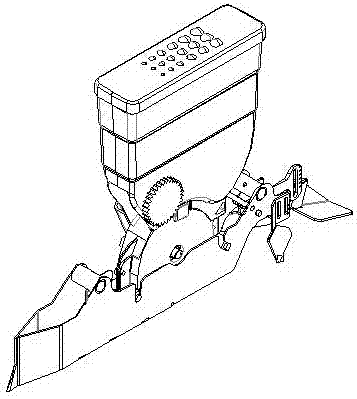 Seeding and furrowing integrated device