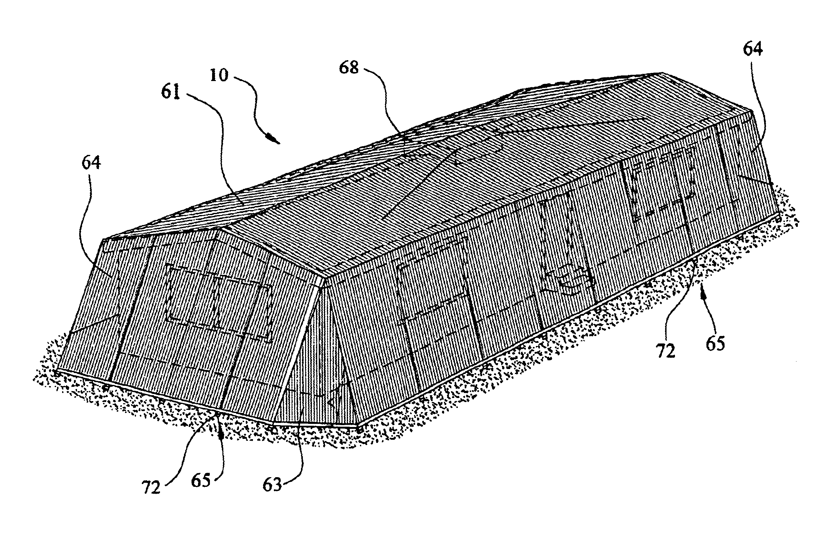 Flexible wind abatement system