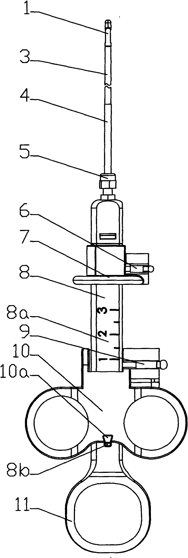 Endoscopic minimally invasive hoe scaler