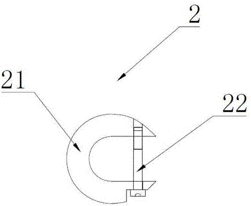 Scraper discharger for plane scraping of fitting bolt