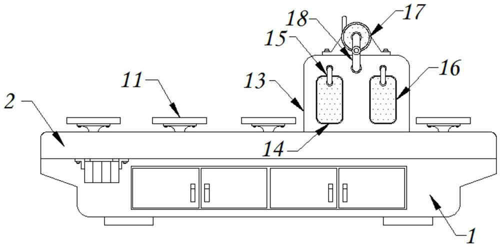 Automatic fixed-distance conveying sealing performance detection device for soft package lithium battery cell