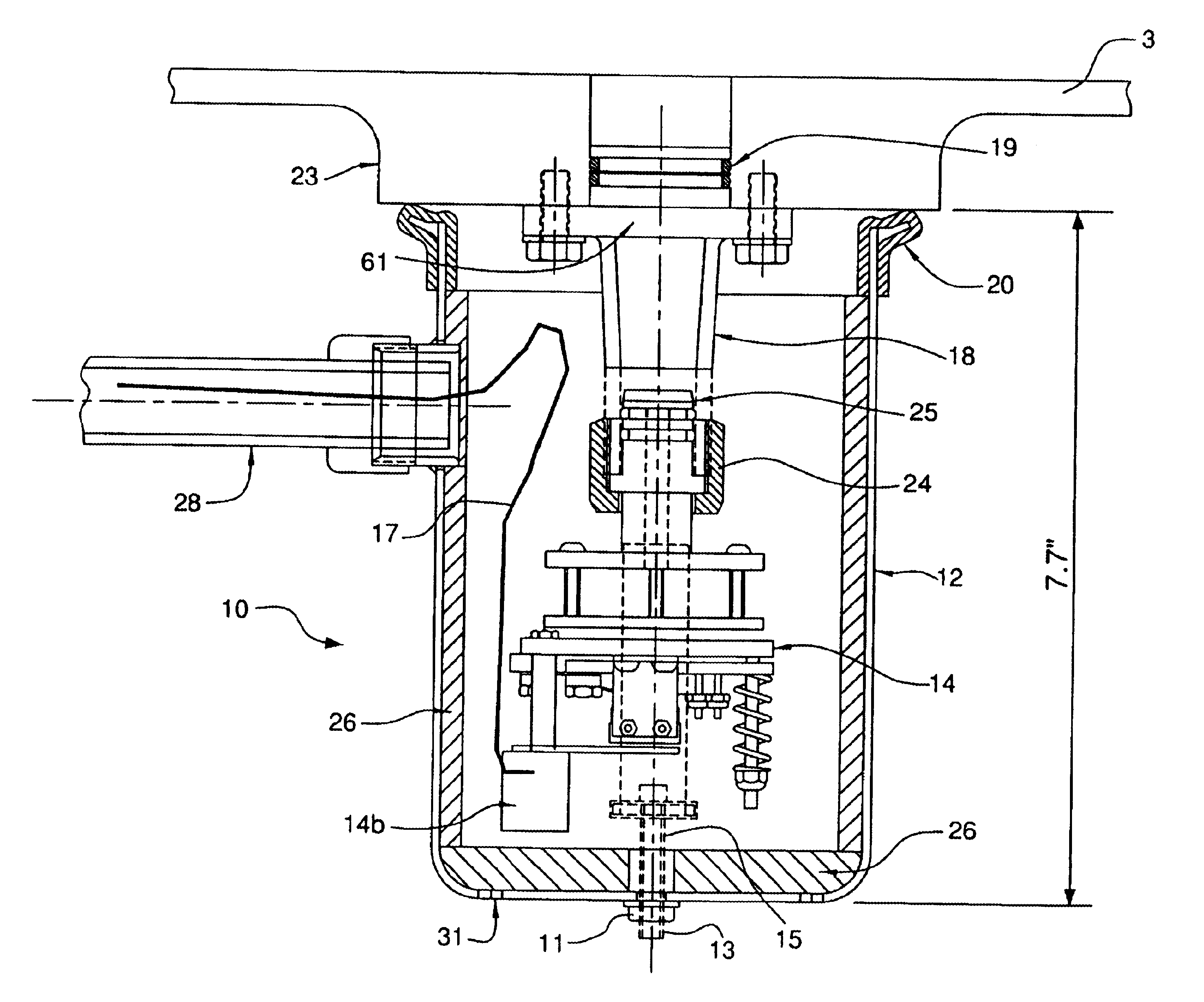 Low leak gas density monitor assembly