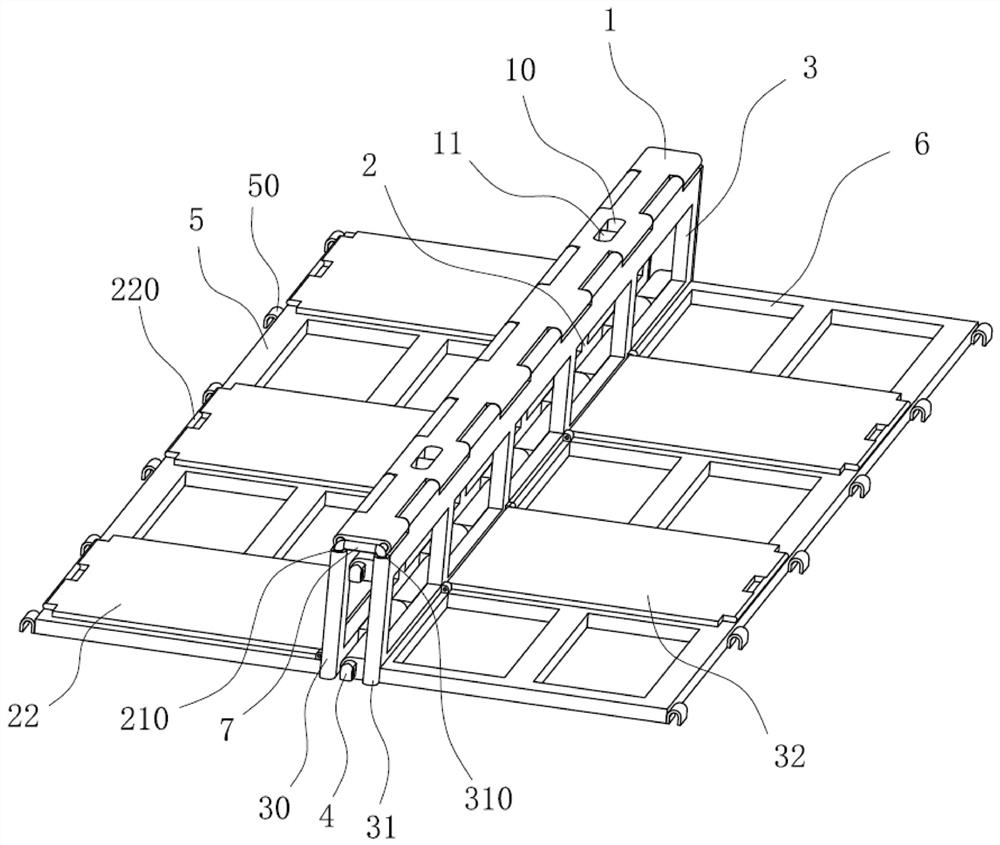 Longitudinal beam placing tool