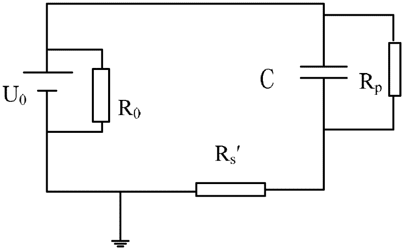 Method and device for measuring insulation resistance of metalized film capacitor under high field strength