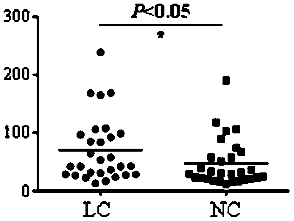 Application of BEGAIN own antibody detection agent in preparation of lung cancer screening kit