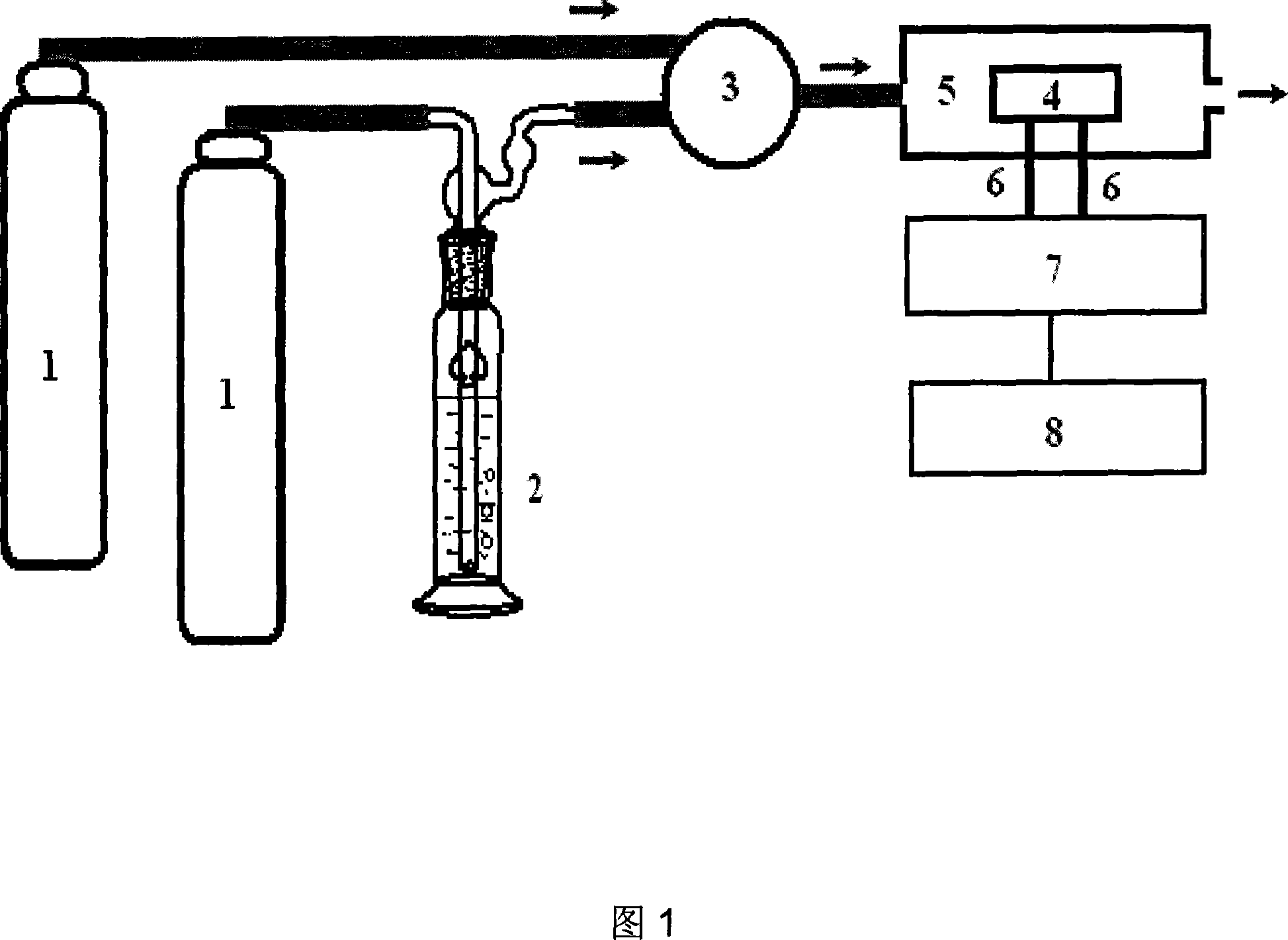 Ampere type humidity sensing device