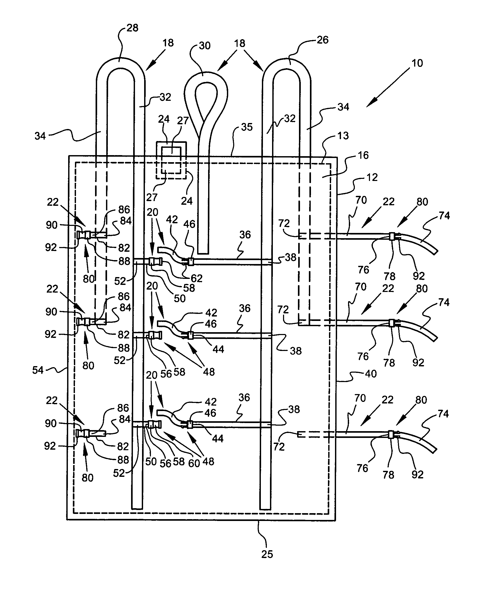 Device for manually transporting a carcass