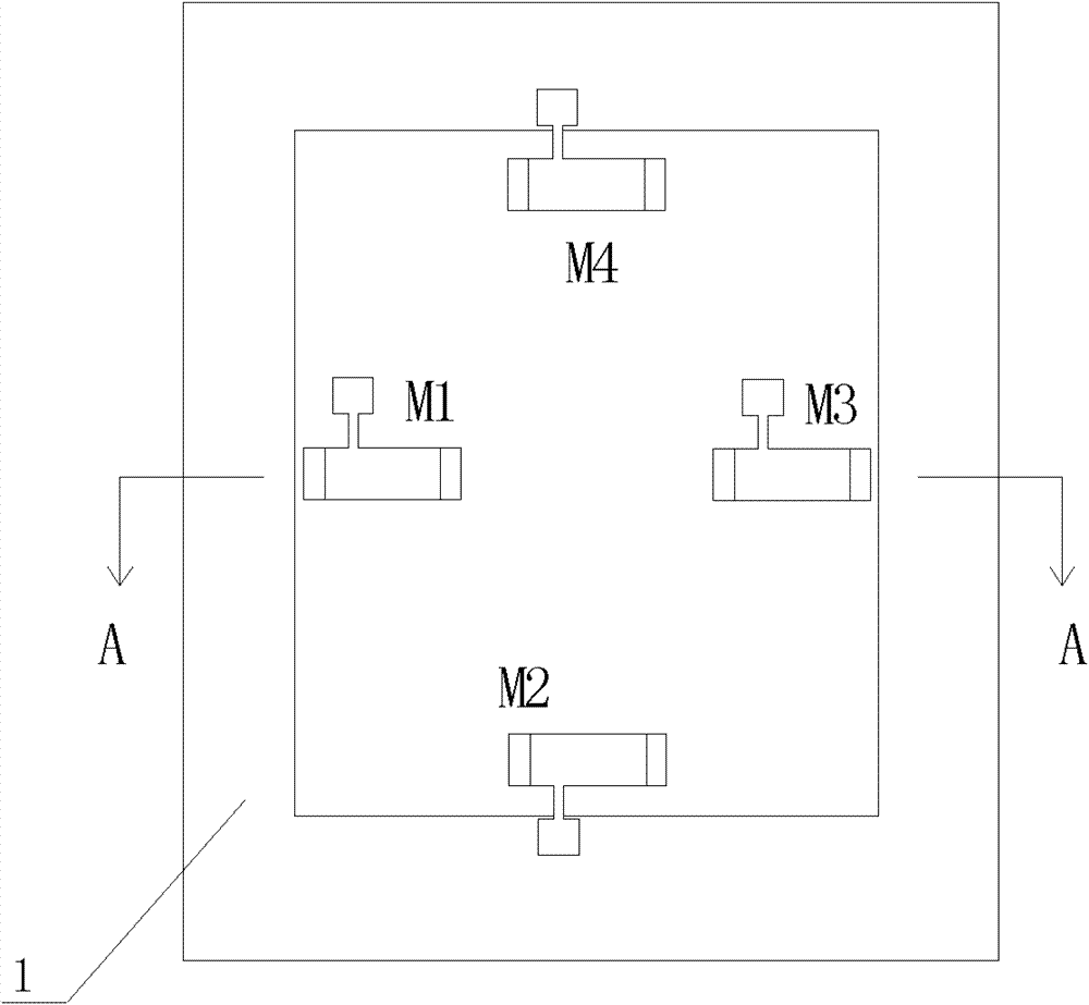 Nano silicon thin film transistor pressure sensor