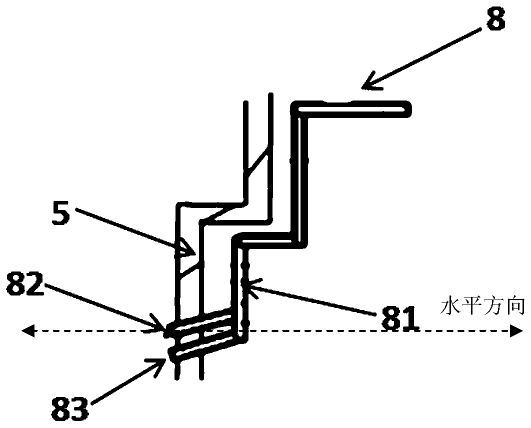 RH vacuum treatment device