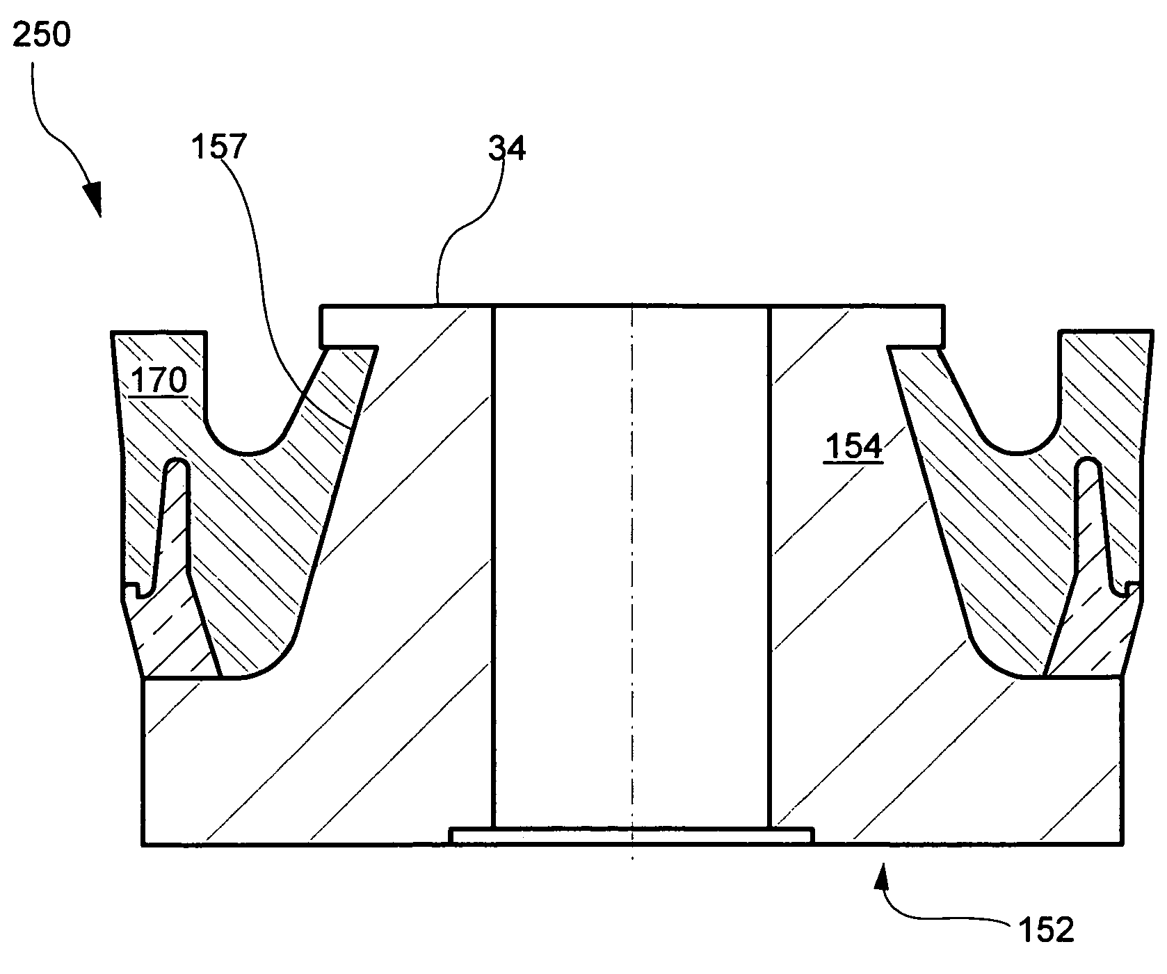 High pressure pump piston