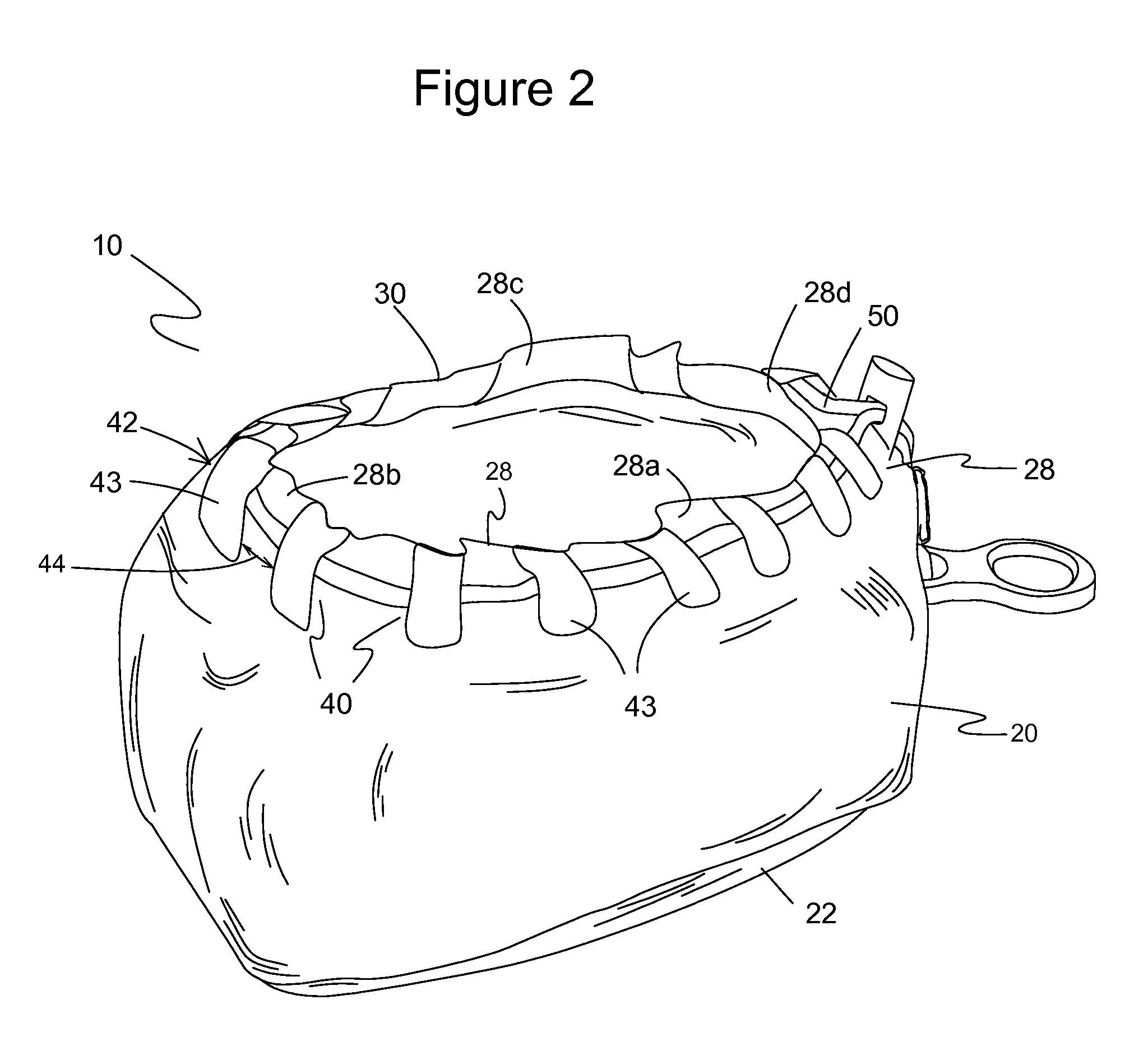 Drop-prevention pouch for cordless power tools