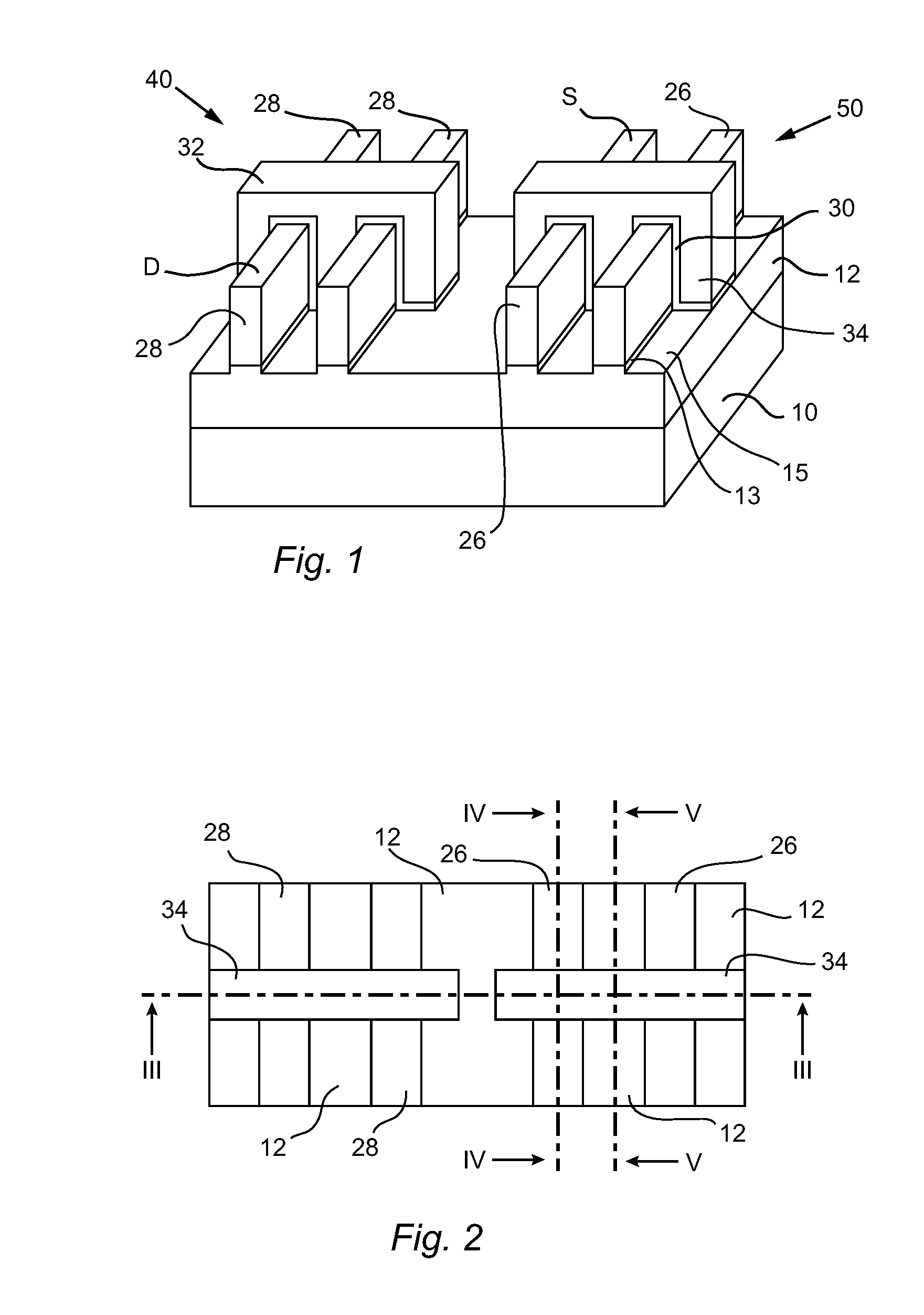 Semiconductor device having finfet structures and method of making same