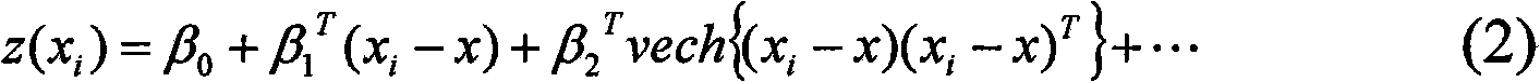 Infrared image background suppression method based on unsupervised kernel regression analysis