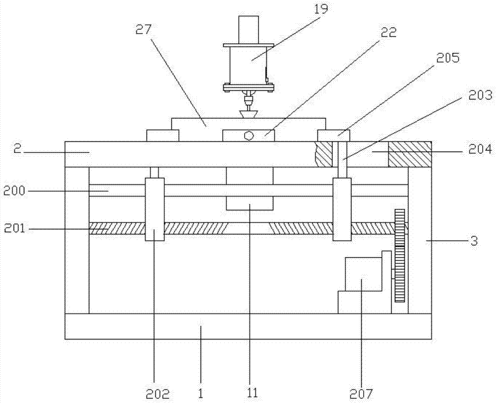 Deburring device special for cabinet handle