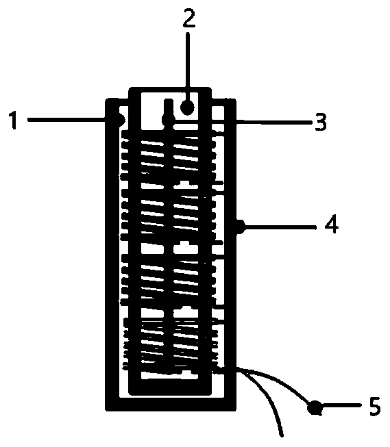 Electromagnetic induction coil for magnetic particle uniform heating