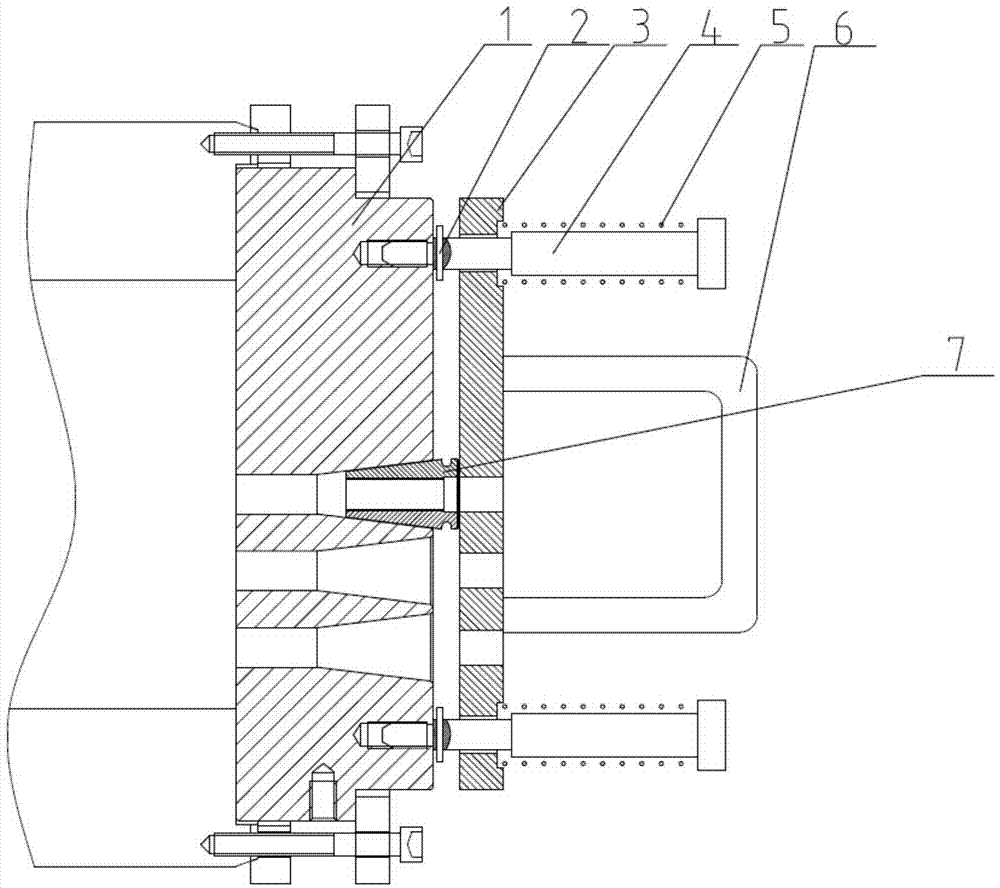 Automatic tool anchor plate