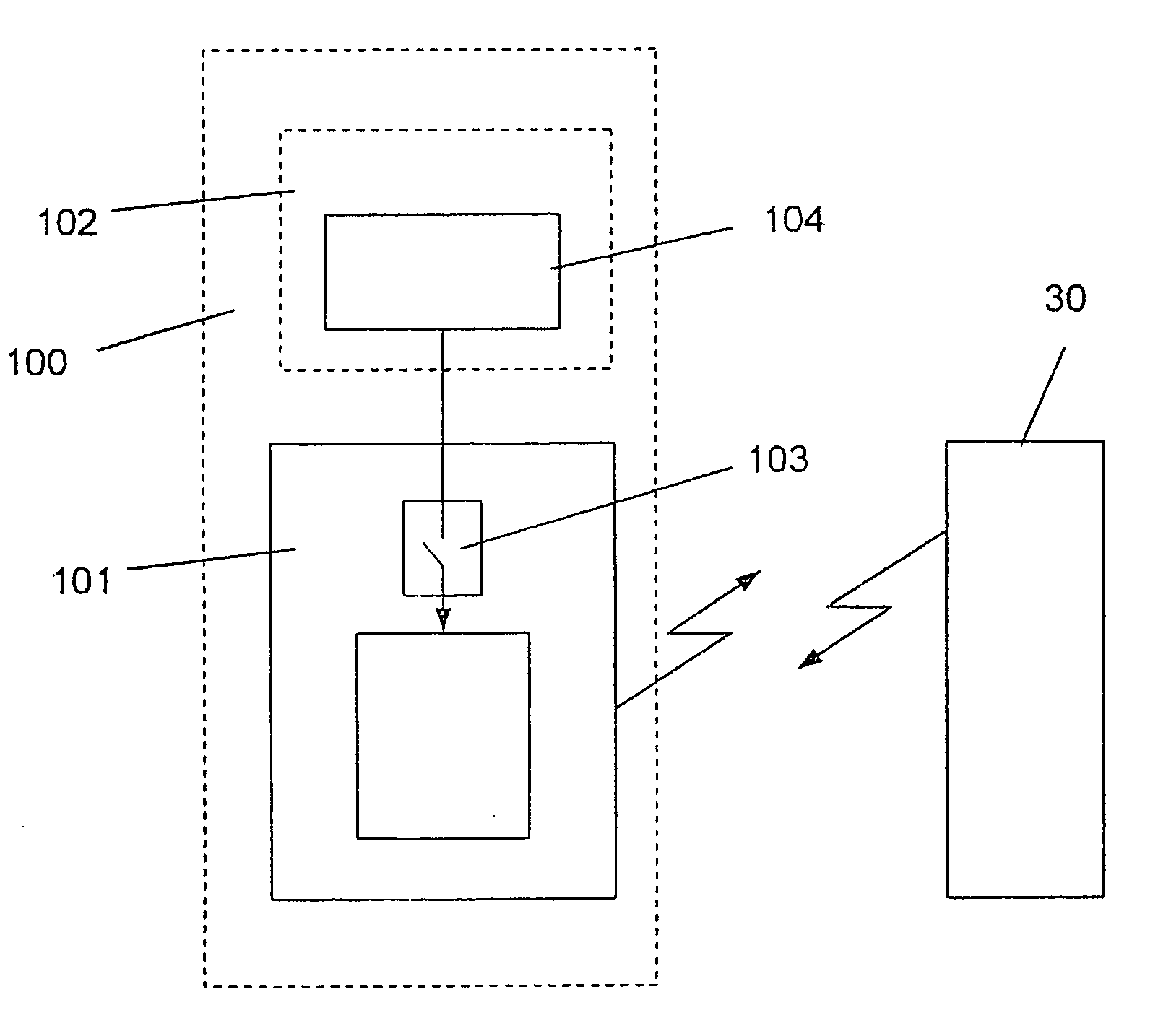 Toll transponder with deactivation means