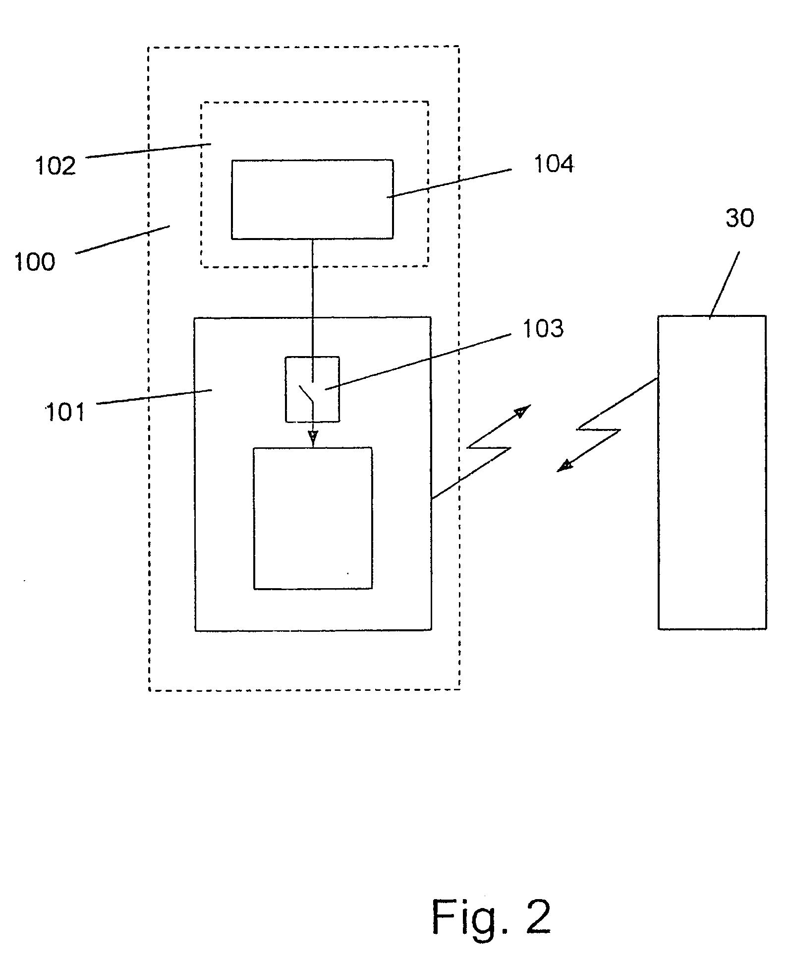 Toll transponder with deactivation means