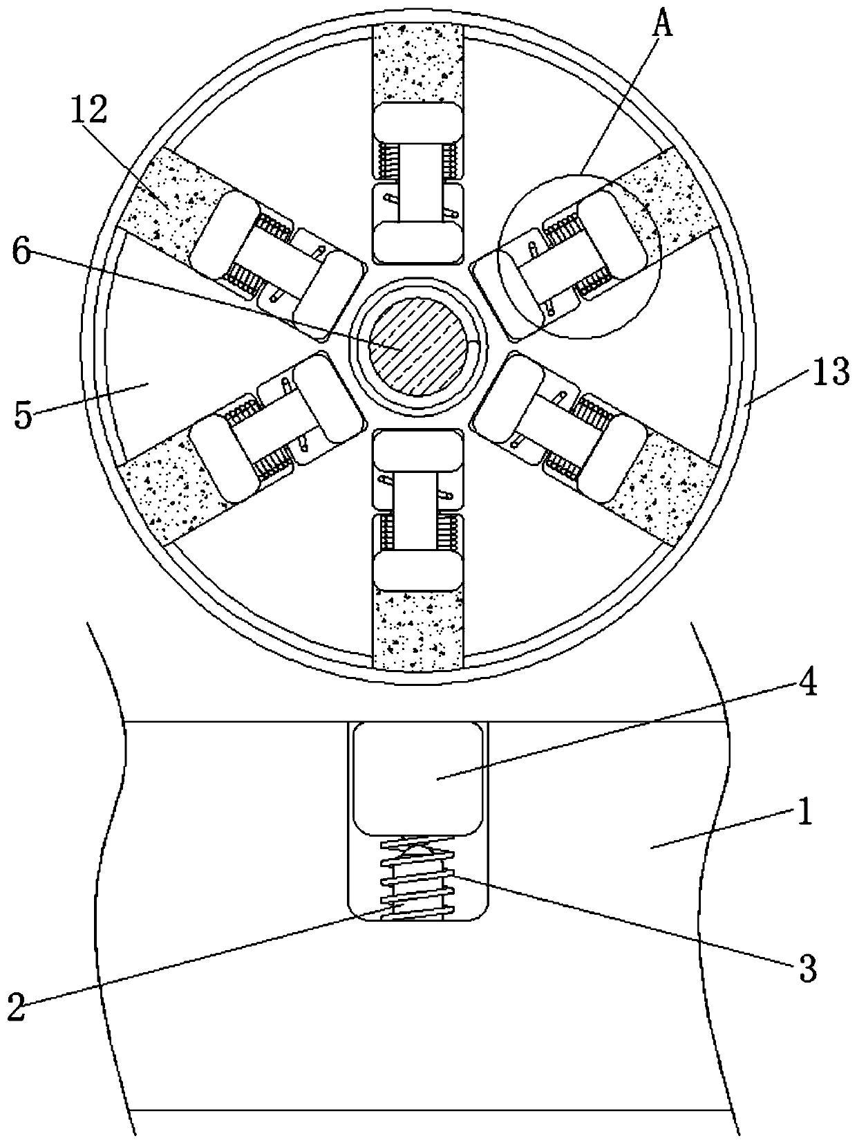 Feeding device for electromagnetic control anti-skid plate shearing machine