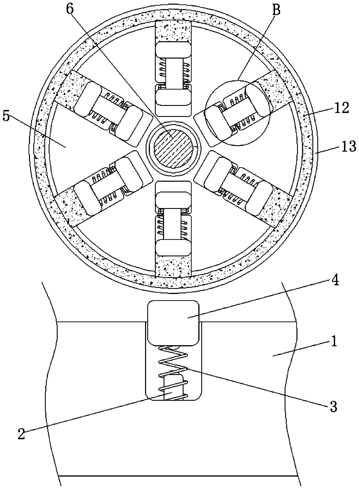 Feeding device for electromagnetic control anti-skid plate shearing machine