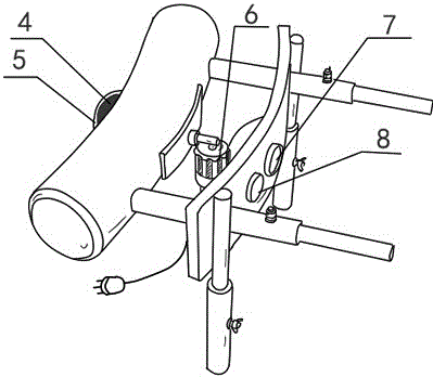 Multifunctional variant-frequency vibration neck-pillow-type cervical vertebra tractor