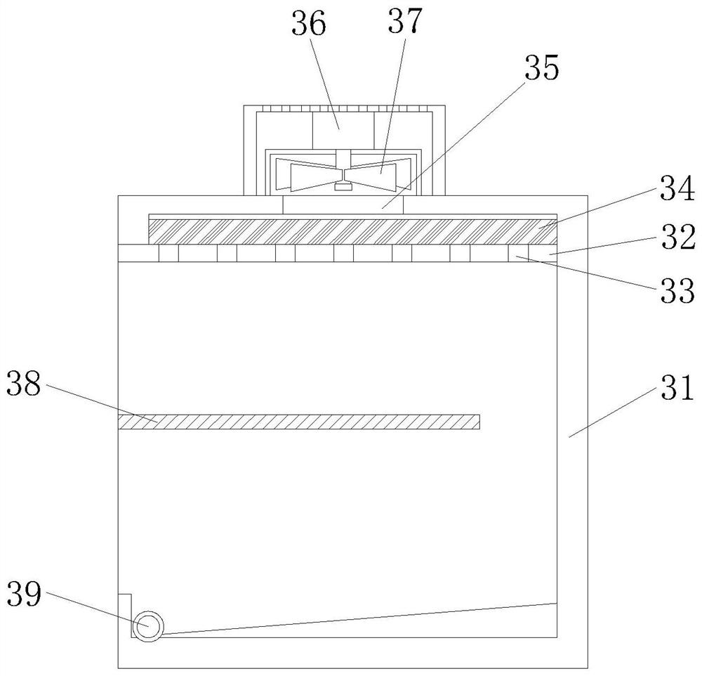 Water washing type automatic batch medical test tube inner wall cleaning device for pneumology department