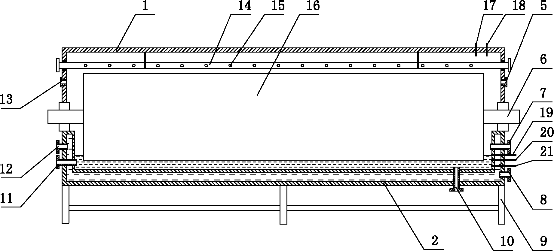 Drum fermentation reactor-based bacterial cellulose production technology