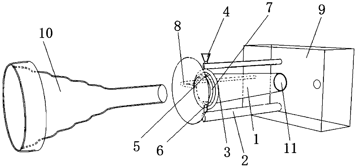 Accurate negative pressure control-based plasticity penis measuring instrument and measuring method